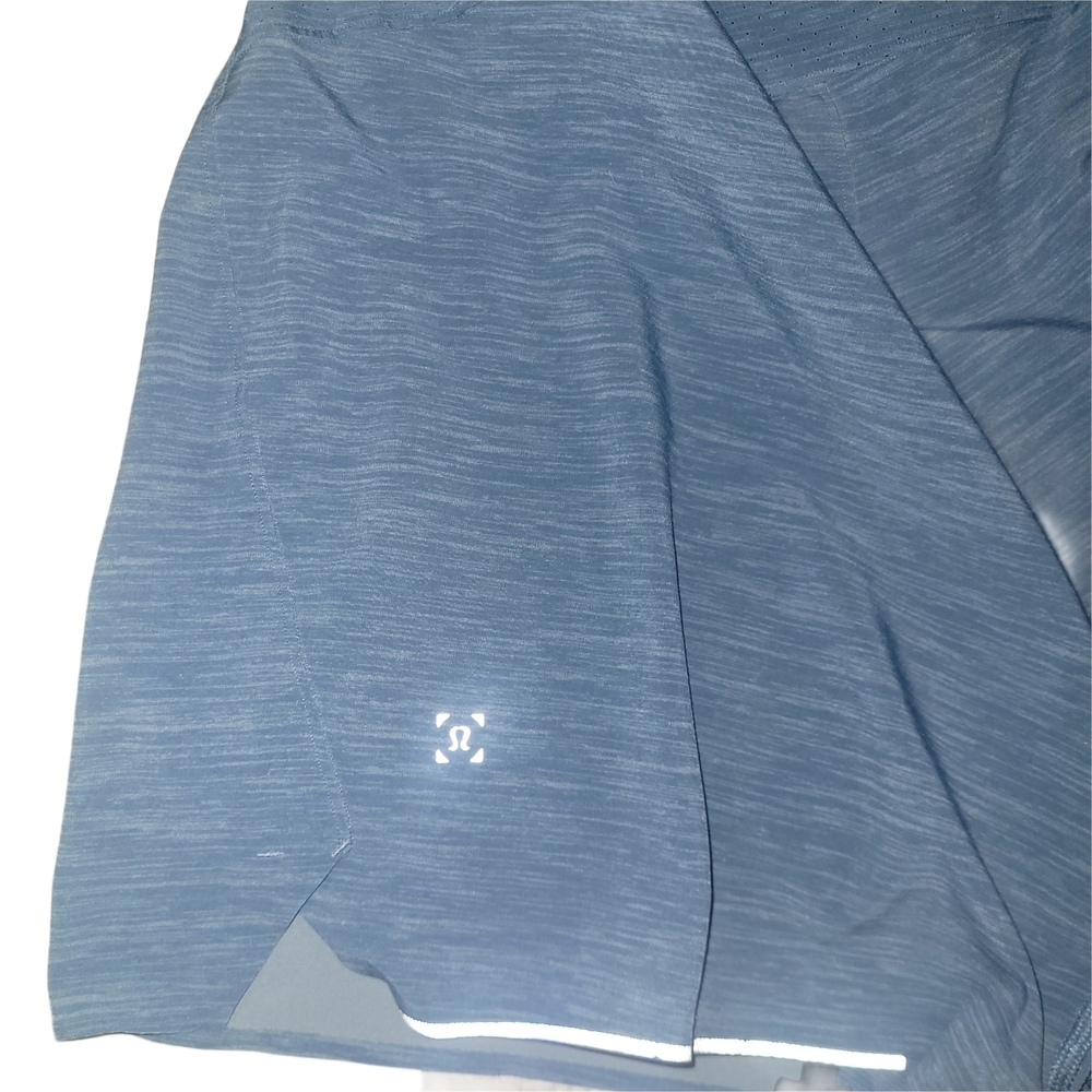 Lululemon Light Blue Men's Athletic Lined Surge Shorts Size S - Picture 3 of 5